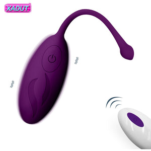 Vibrator - Yoni Egg Sex Toy for Women, Vagina Massage Kegel Trainer, Vibrating Remote Control Egg