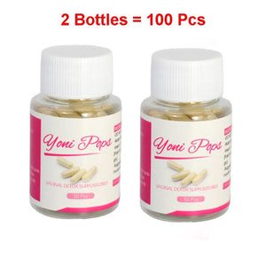 100 Pcs Vaginal Suppositories - Repair Cervical Erosion, Vagina Detox Boric Acid Capsules